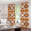 Tribal Southwestern Navajo Pattern Print Dimout Grommet Curtains