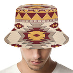 Tribal Southwestern Navajo Pattern Print Bucket Hat
