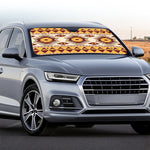 Tribal Southwestern Navajo Pattern Print Car Windshield Sun Shade