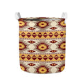 Tribal Southwestern Navajo Pattern Print Collapsible Laundry Basket