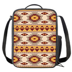 Tribal Southwestern Navajo Pattern Print Crossbody Lunch Bag
