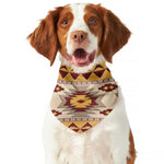 Tribal Southwestern Navajo Pattern Print Dog Bandana