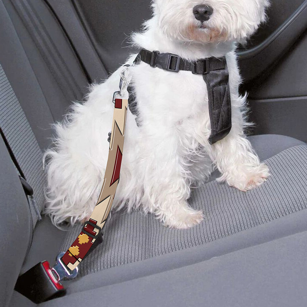 Tribal Southwestern Navajo Pattern Print Dog Seat Belt
