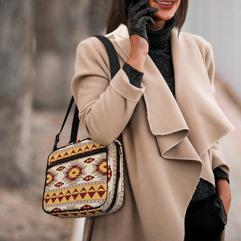 Tribal Southwestern Navajo Pattern Print Double Strap Bible Bag