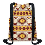 Tribal Southwestern Navajo Pattern Print Drawstring Backpack