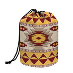 Tribal Southwestern Navajo Pattern Print Drawstring Makeup Bag