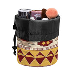 Tribal Southwestern Navajo Pattern Print Drawstring Makeup Bag