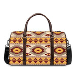 Tribal Southwestern Navajo Pattern Print Duffle Bag