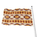 Tribal Southwestern Navajo Pattern Print Flag