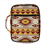 Tribal Southwestern Navajo Pattern Print Front Pocket Bible Bag