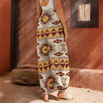 Tribal Southwestern Navajo Pattern Print Harem Pants
