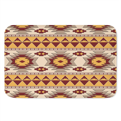 Tribal Southwestern Navajo Pattern Print Indoor Door Mat
