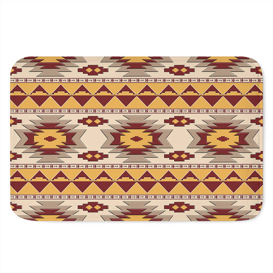 Tribal Southwestern Navajo Pattern Print Indoor Door Mat