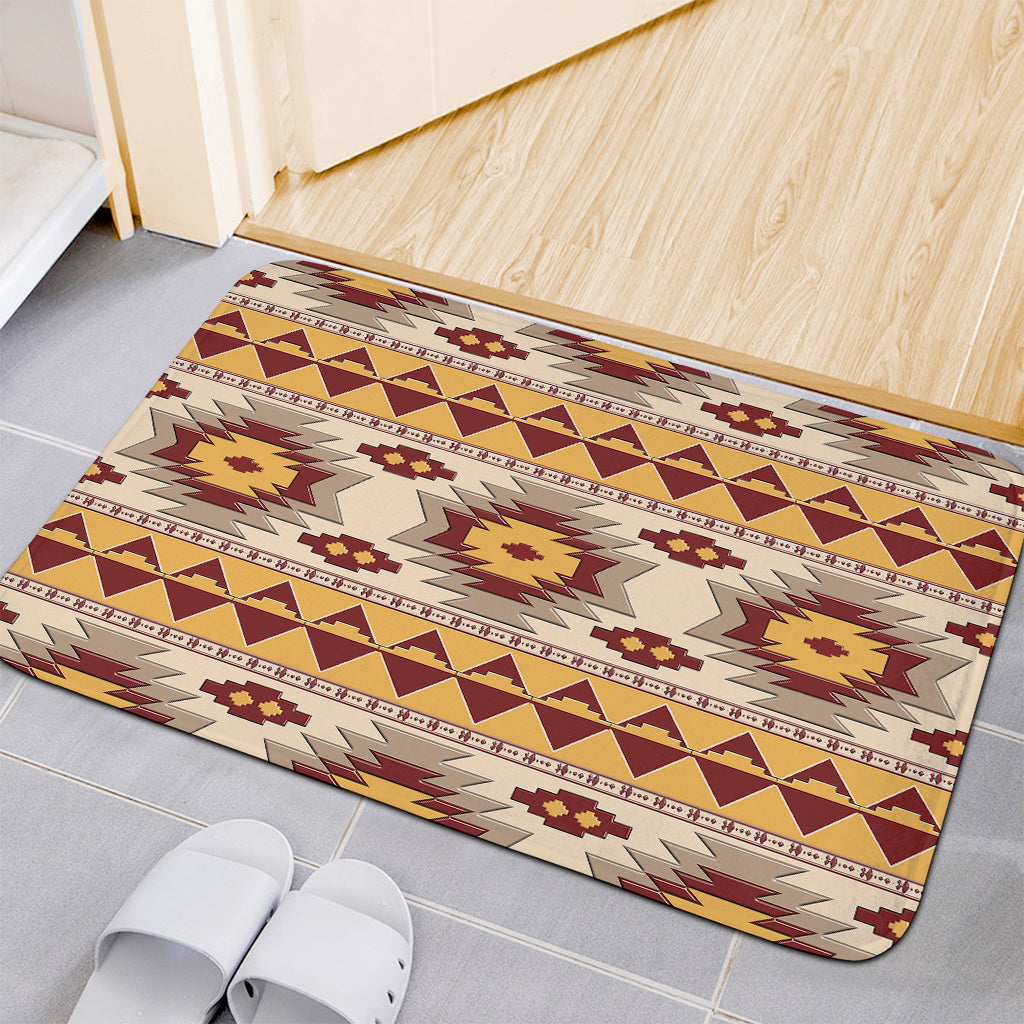 Tribal Southwestern Navajo Pattern Print Indoor Door Mat