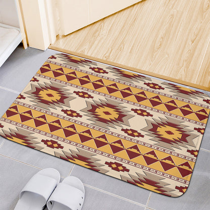 Tribal Southwestern Navajo Pattern Print Indoor Door Mat