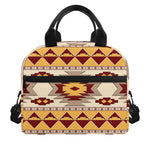 Tribal Southwestern Navajo Pattern Print Insulated Lunch Bag