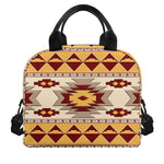 Tribal Southwestern Navajo Pattern Print Insulated Lunch Bag