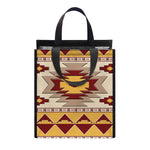 Tribal Southwestern Navajo Pattern Print Insulated Lunch Tote