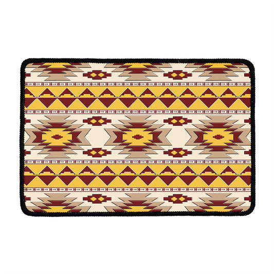 Tribal Southwestern Navajo Pattern Print Kitchen Mat