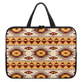 Tribal Southwestern Navajo Pattern Print Laptop Sleeve With Handle