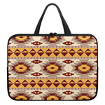 Tribal Southwestern Navajo Pattern Print Laptop Sleeve With Handle