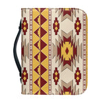 Tribal Southwestern Navajo Pattern Print Leather Bible Cover