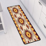 Tribal Southwestern Navajo Pattern Print Long Kitchen Mat