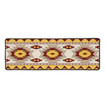 Tribal Southwestern Navajo Pattern Print Long Kitchen Mat