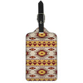 Tribal Southwestern Navajo Pattern Print Luggage Tag