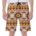 Tribal Southwestern Navajo Pattern Print Men's Beach Shorts