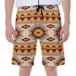 Tribal Southwestern Navajo Pattern Print Men's Beach Shorts