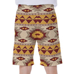 Tribal Southwestern Navajo Pattern Print Men's Beach Shorts