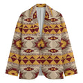 Tribal Southwestern Navajo Pattern Print Men's Blazer