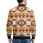 Tribal Southwestern Navajo Pattern Print Men's Bomber Jacket