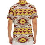Tribal Southwestern Navajo Pattern Print Men's Deep V-Neck Shirt