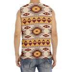 Tribal Southwestern Navajo Pattern Print Men's Fitness Tank Top