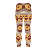 Tribal Southwestern Navajo Pattern Print Men's leggings
