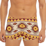 Tribal Southwestern Navajo Pattern Print Men's Short Boxer Briefs