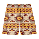 Tribal Southwestern Navajo Pattern Print Men's Swim Trunks