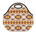 Tribal Southwestern Navajo Pattern Print Neoprene Lunch Bag