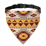 Tribal Southwestern Navajo Pattern Print Over The Collar Dog Bandana