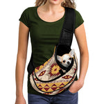 Tribal Southwestern Navajo Pattern Print Pet Sling Carrier