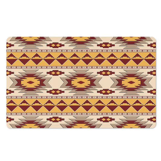 Tribal Southwestern Navajo Pattern Print Polyester Doormat