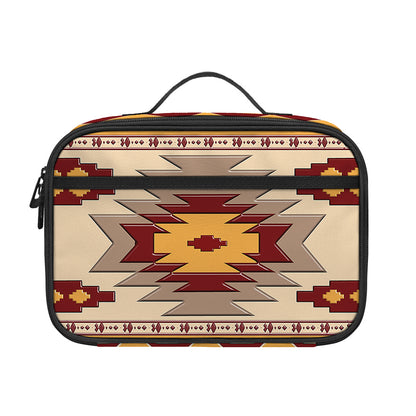 Tribal Southwestern Navajo Pattern Print Portable Lunch Bag