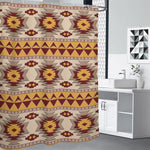 Tribal Southwestern Navajo Pattern Print Premium Shower Curtain