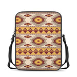 Tribal Southwestern Navajo Pattern Print Rectangular Crossbody Bag