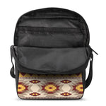 Tribal Southwestern Navajo Pattern Print Rectangular Crossbody Bag