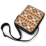 Tribal Southwestern Navajo Pattern Print Rectangular Crossbody Bag