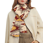 Tribal Southwestern Navajo Pattern Print Scarf