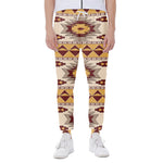 Tribal Southwestern Navajo Pattern Print Scuba Joggers